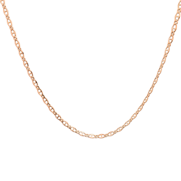18K Rose Gold Chain 50xm x 3mm