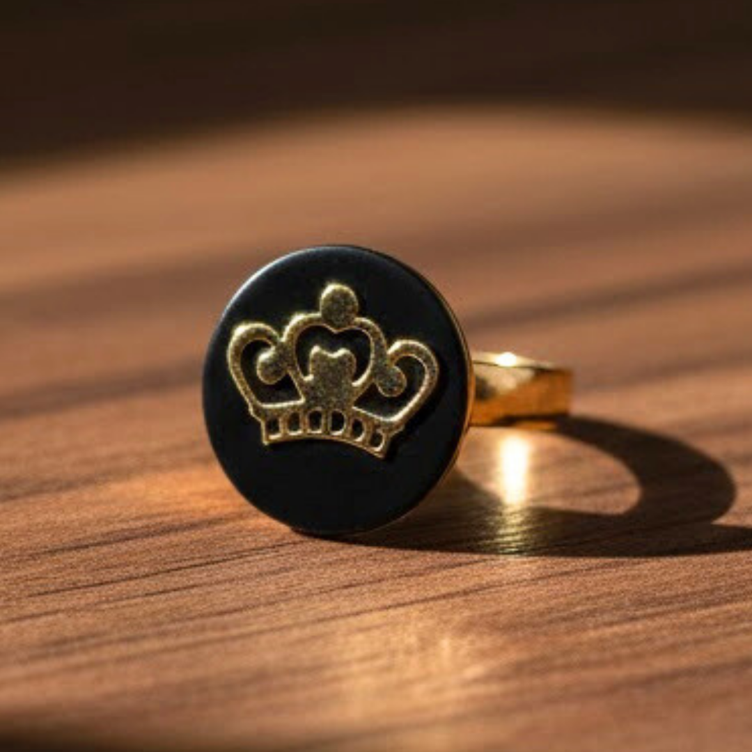 18K Gold Filled Crown Ring