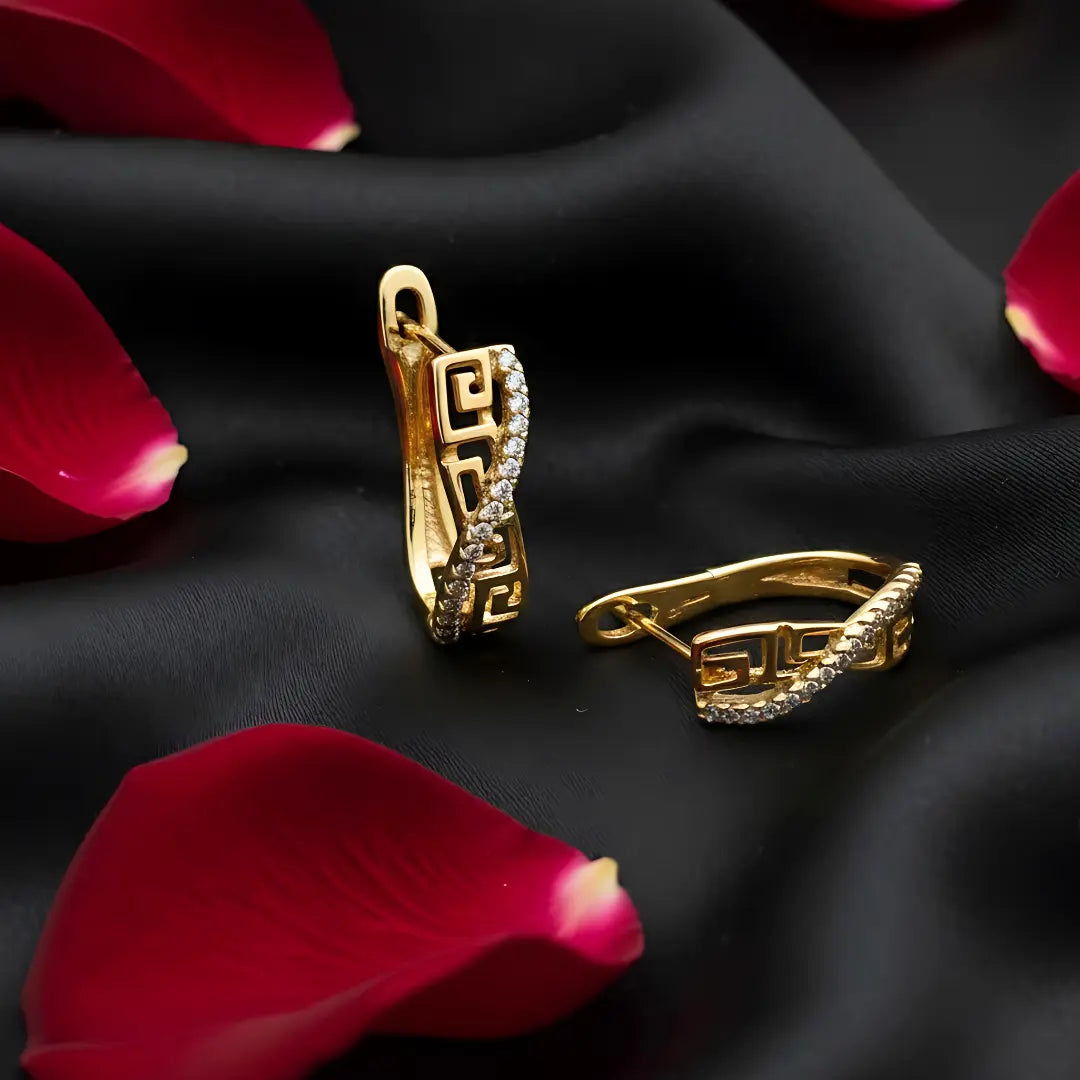 18K Gold Filled Huggie Earrings