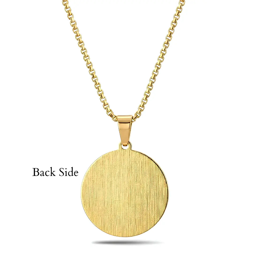 65CM x 3MM 18K Gold Filled Lion Head Medallion Pendant Necklace with Iced Crystal Halo &  Box Chain – Tarnish-Proof Statement Jewelry