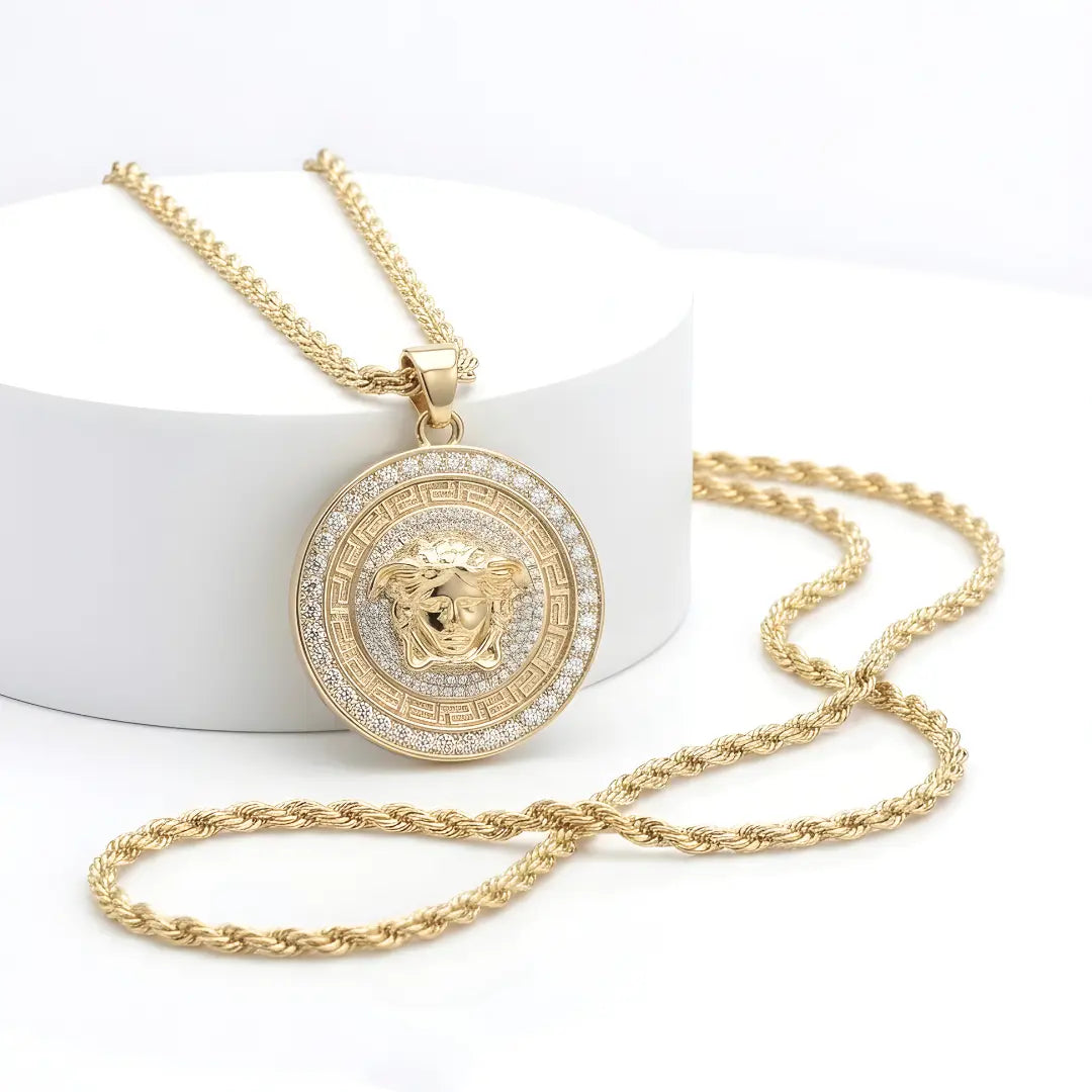 18K Gold Filled Iconic Pendant Necklace