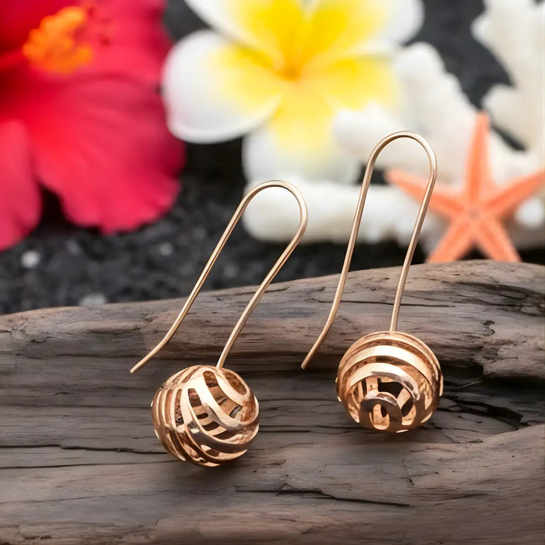 18k Gold Filled Ball Studs