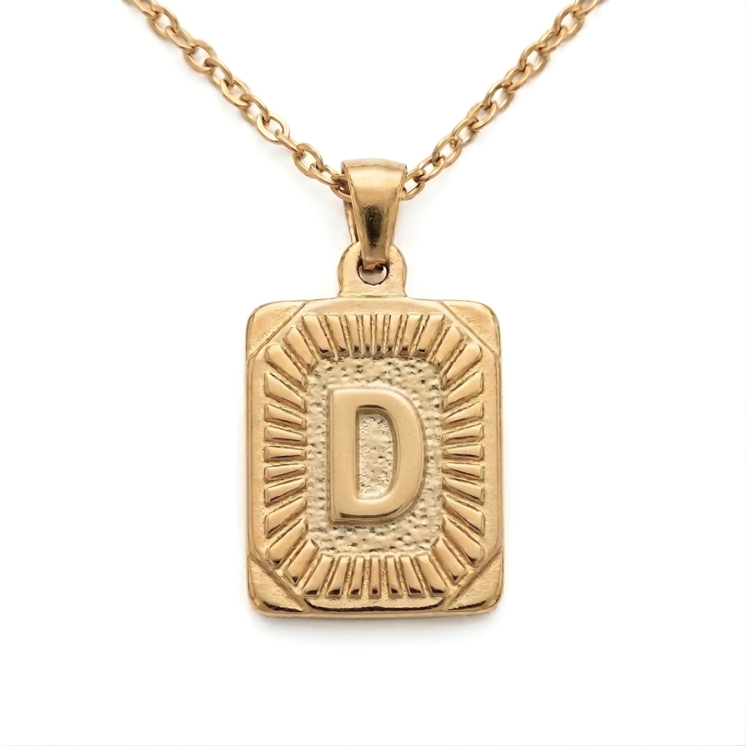 Alphabet Pendant Necklace A to Z