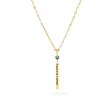 14K Gold Filled Proud To Be A Samoan Pendant Necklace