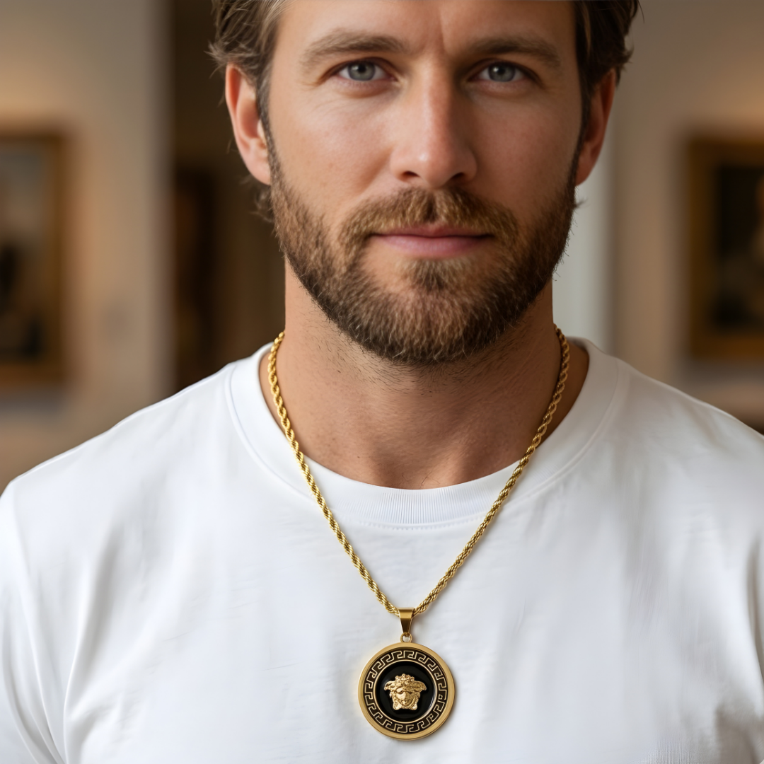 18K Gold Filled Iconic Pendant Necklace