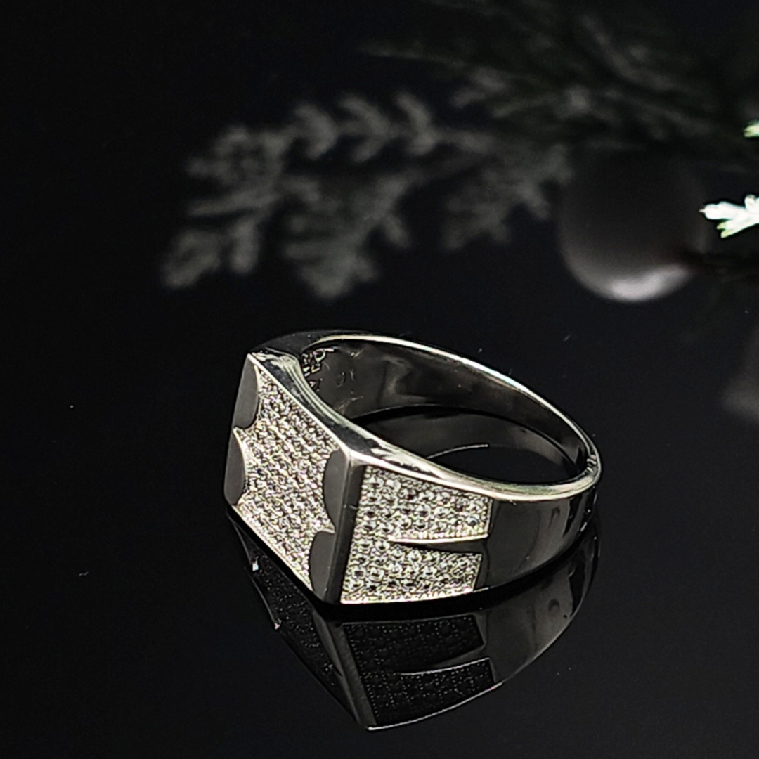 Silver Diamond Ring