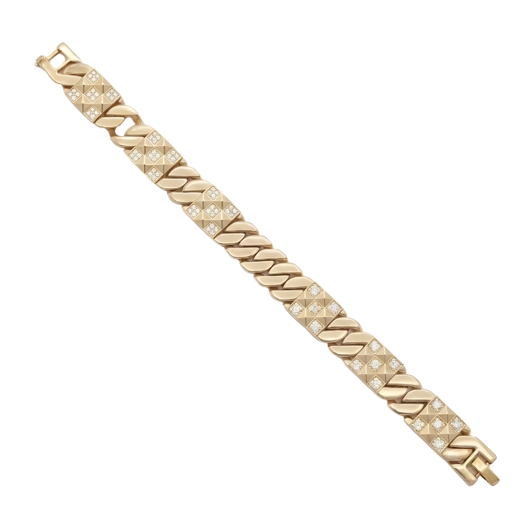 18K Rose Gold Filled Diamond Bracelet