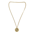 Load image into Gallery viewer, 18K Gold Filled Customized Tarnish Proof Full Sovereign Pendant Necklace
