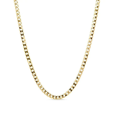 14K Gold Filled Cuban Link Chain Necklace 60cm x 3mm