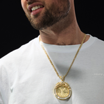 Load image into Gallery viewer, 14K Gold Filled 50 Peso Pendant Necklace
