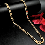 Load image into Gallery viewer, 18K Rose Gold Filled Cuban link Chain
