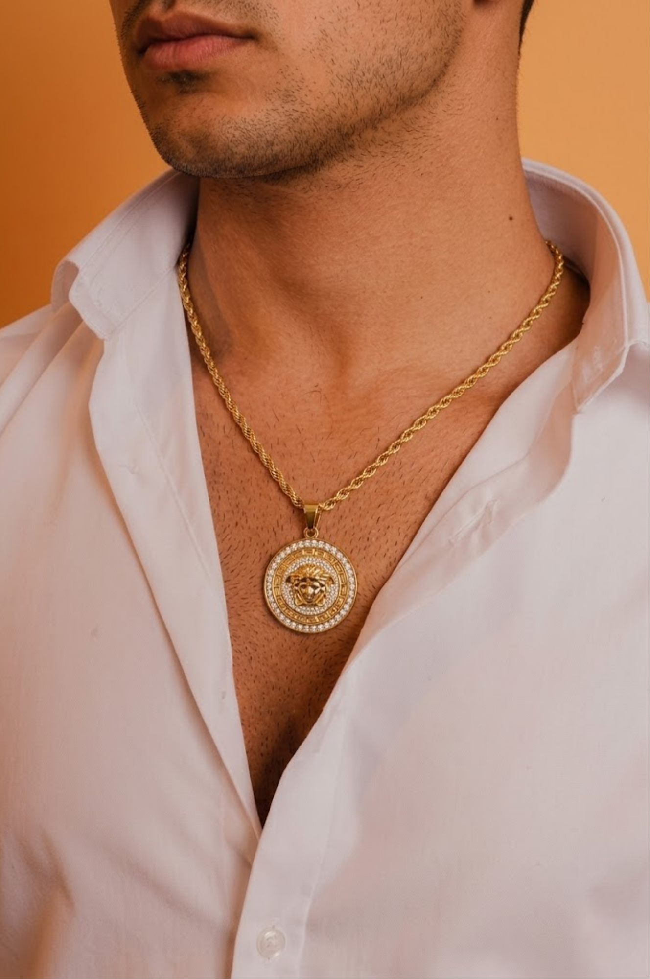 18K Gold Filled Iconic Pendant Necklace