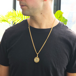 Load image into Gallery viewer, 18k Gold Filled Sovereign Pendant Necklace
