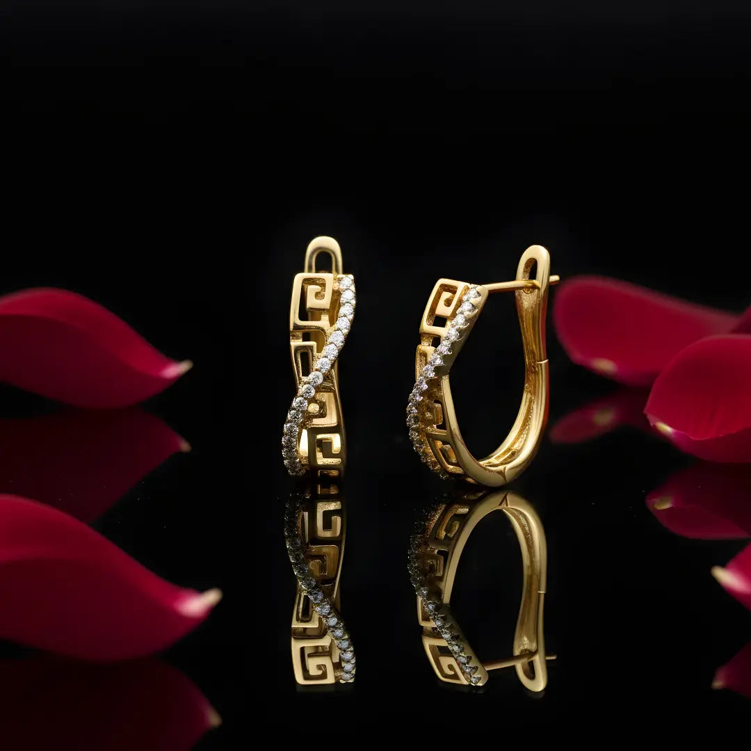 18K Gold Filled Huggie Earrings