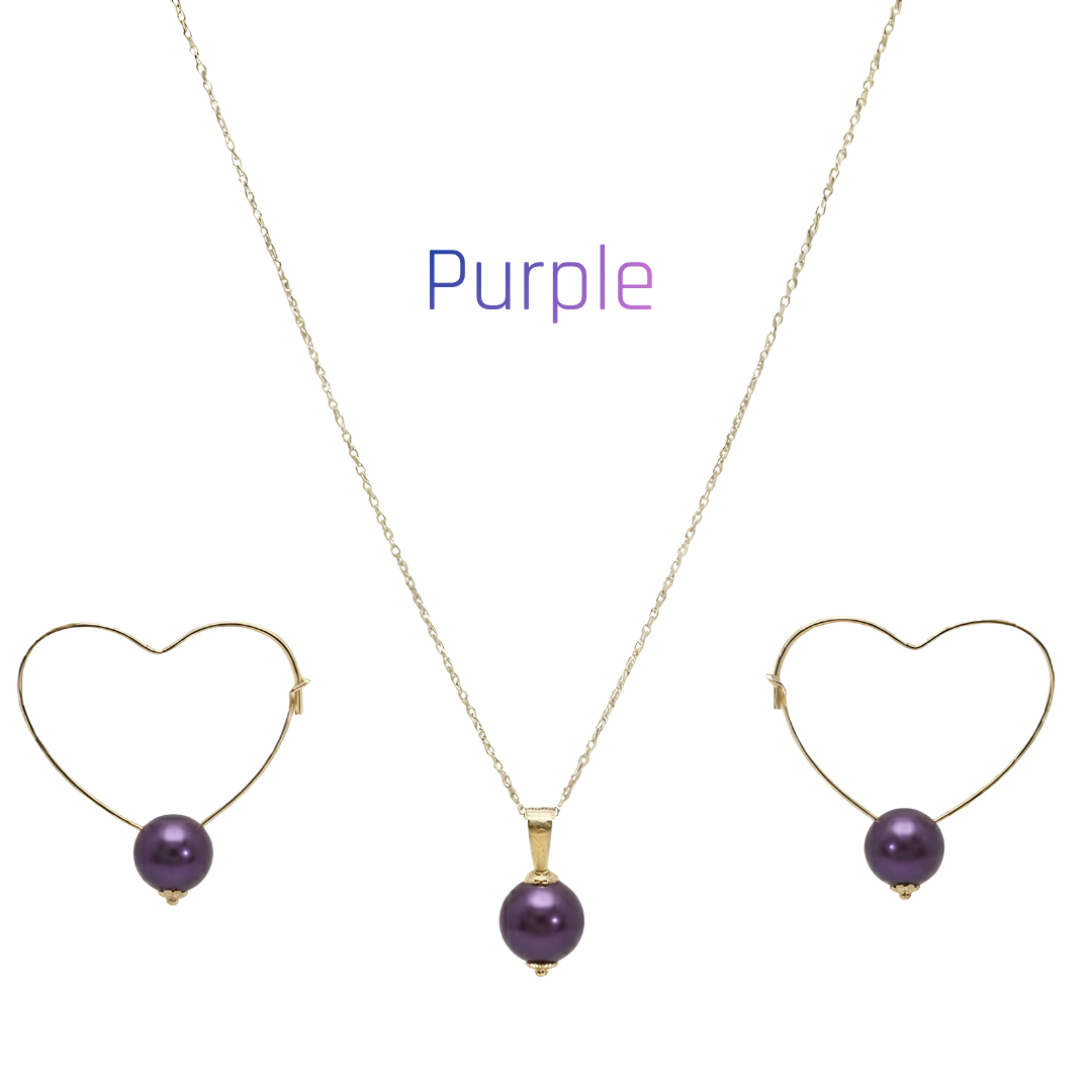 18K Gold Filled Hawaiian Pearl Sets