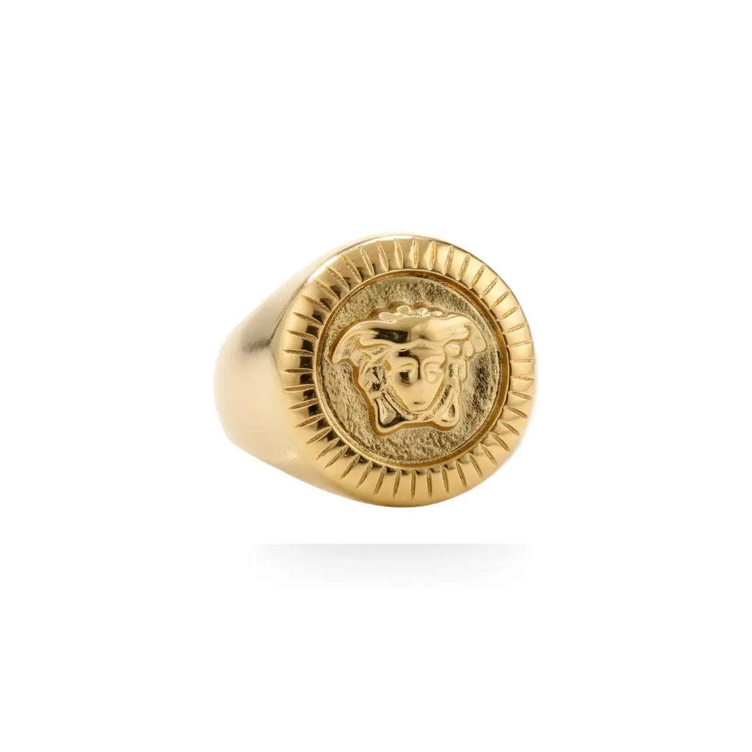 Gold Mythic Head Premium Ring