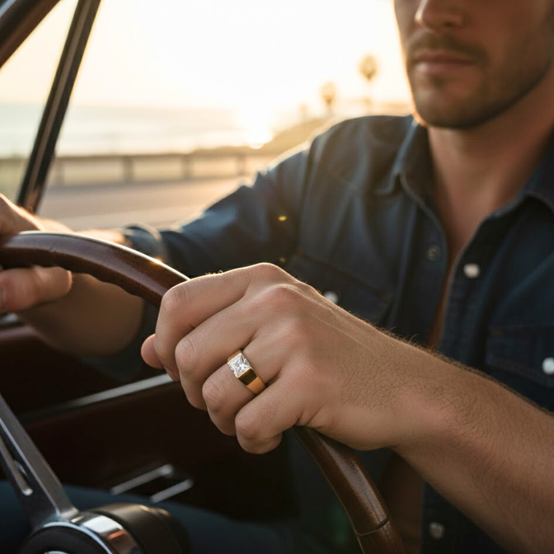 18K Gold Filled Diamond Ring