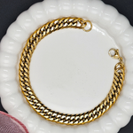 Load image into Gallery viewer, 18K Gold Filled Cuban Link Bracelet 22cm 10mm