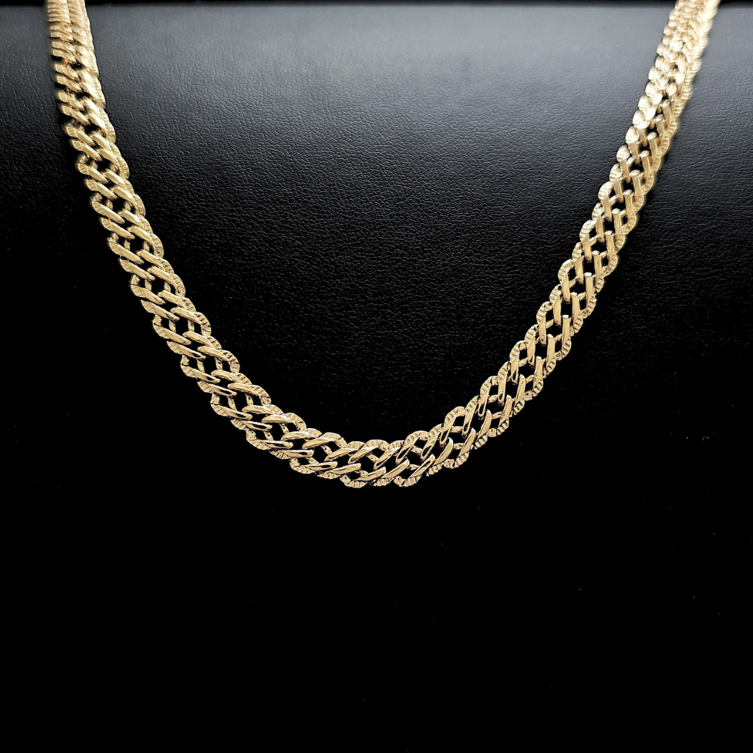 18K Rose Gold Filled Interlinked Chain