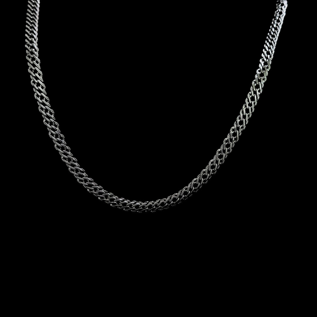 Silver Tarnish-Proof Interlinked Chain.