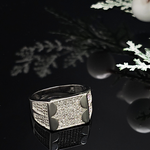 Load image into Gallery viewer, Silver Diamond Ring
