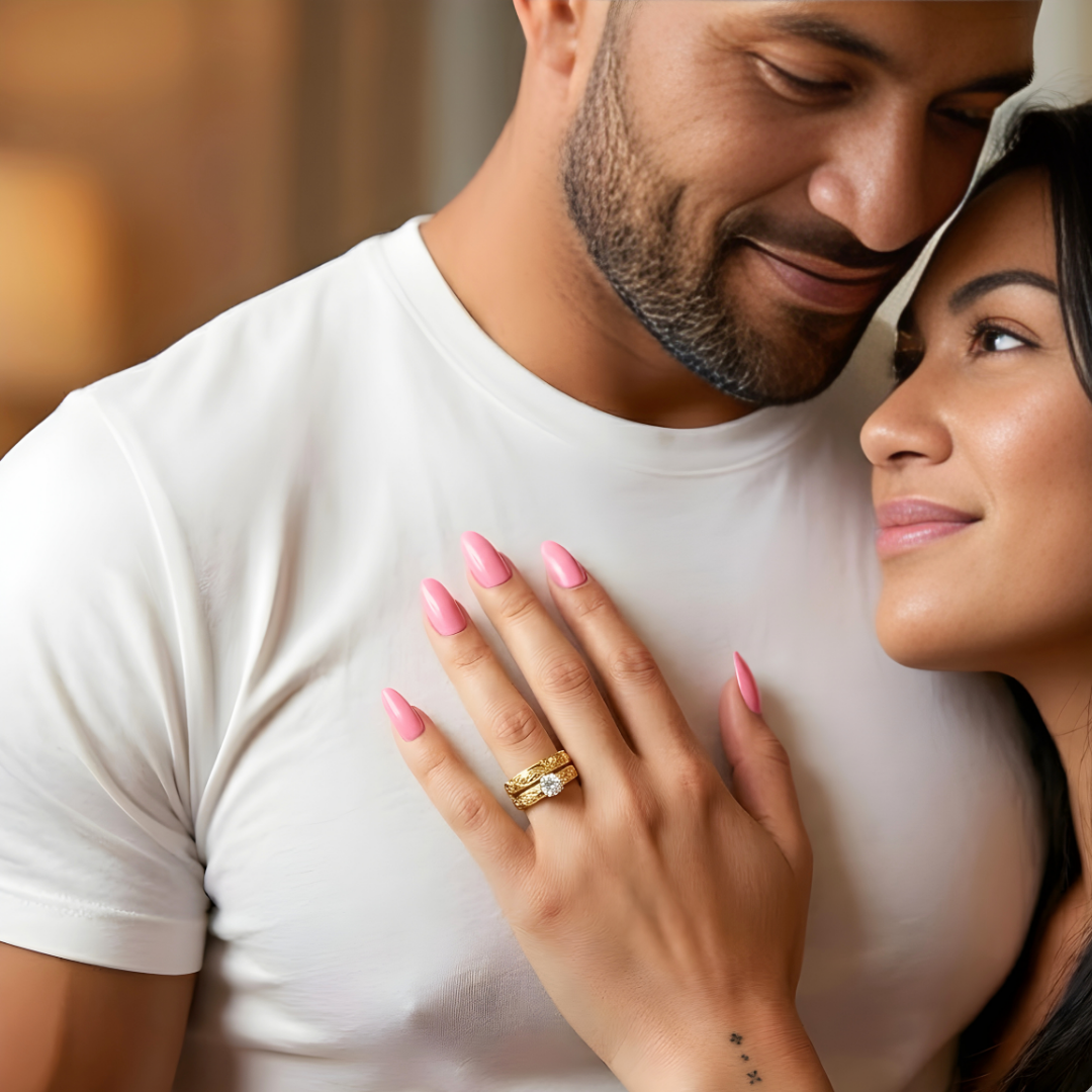 14K Gold Filled Hawaiian Twin Ring