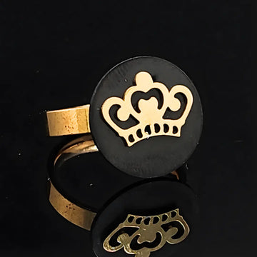 18k Gold Filled Crown Ring