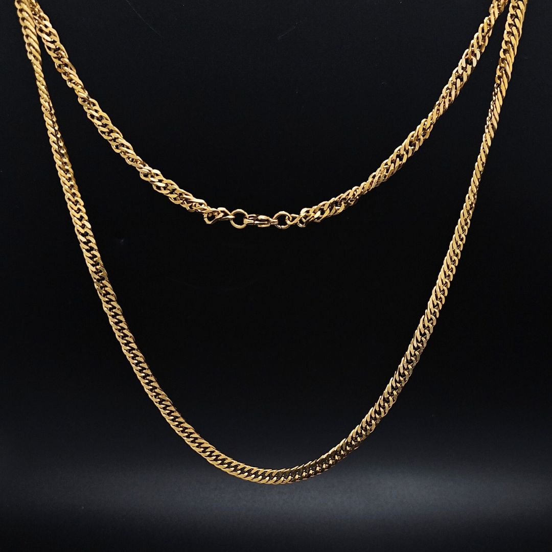 18K Gold Filled Tarnish proof Cuban Link Chain