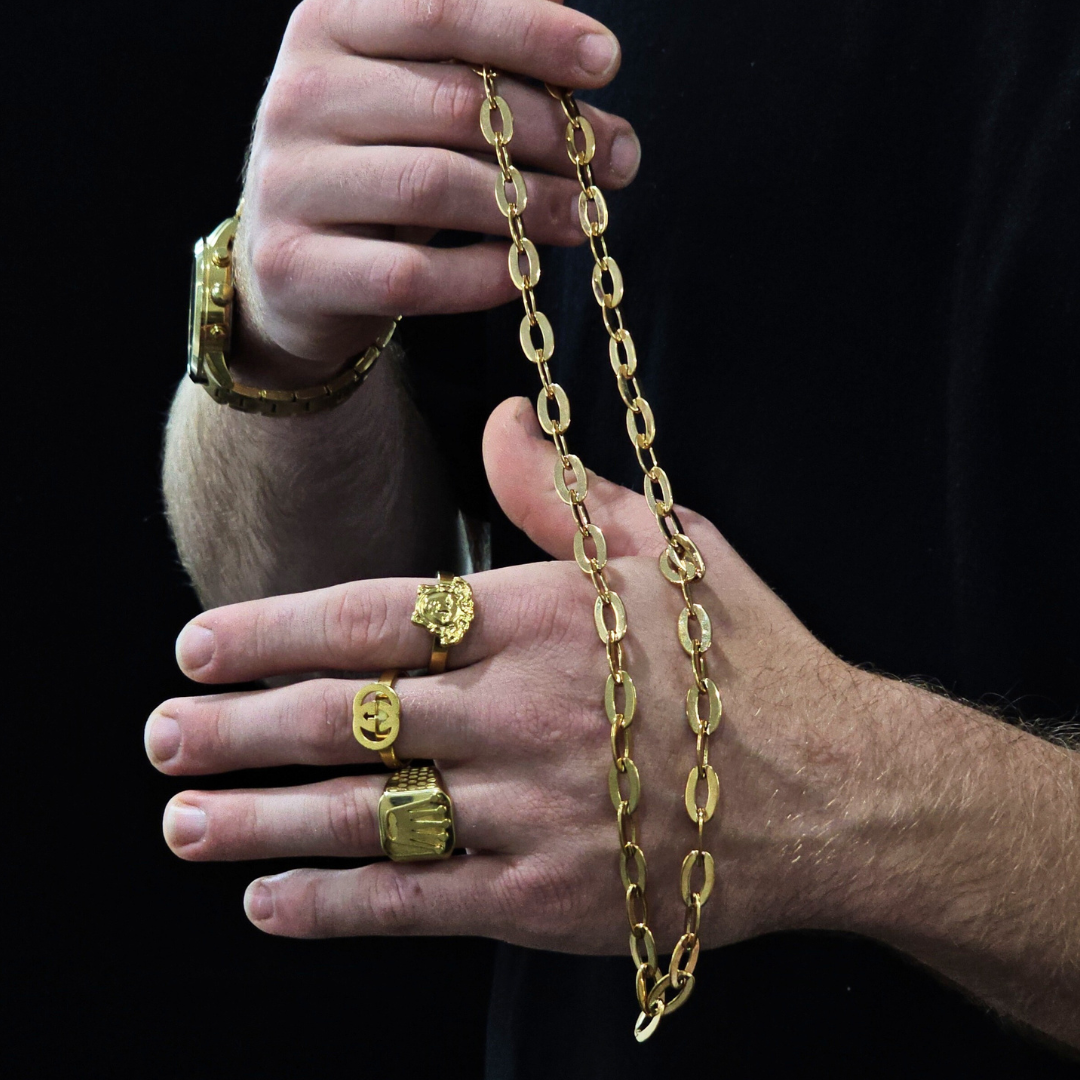 18K Gold Filled Large Links Chain