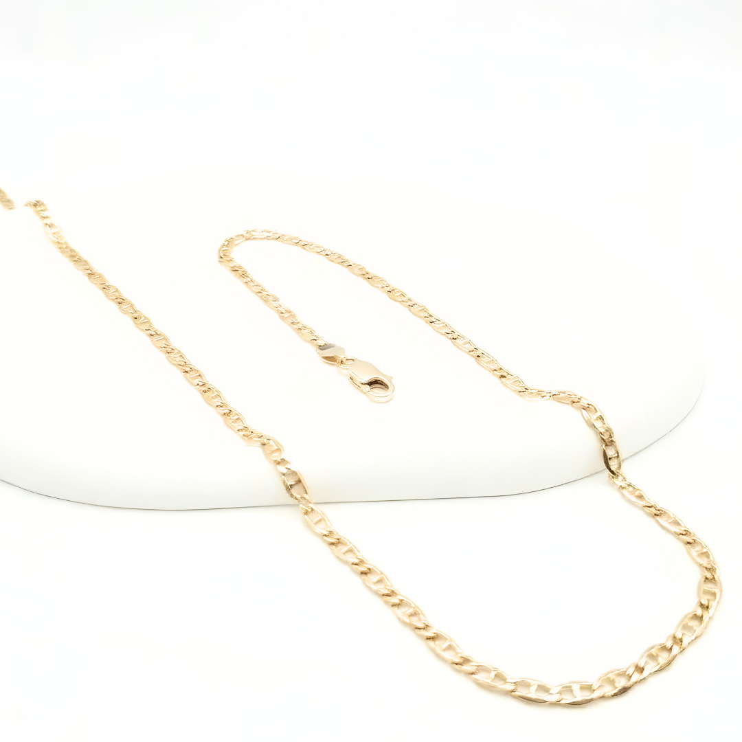 18K Rose Gold Chain 50xm x 3mm