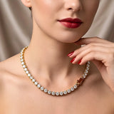 46Cm X 5MM 18K Gold Filled Tennis Chain – Tarnish-Proof Diamond Necklaces