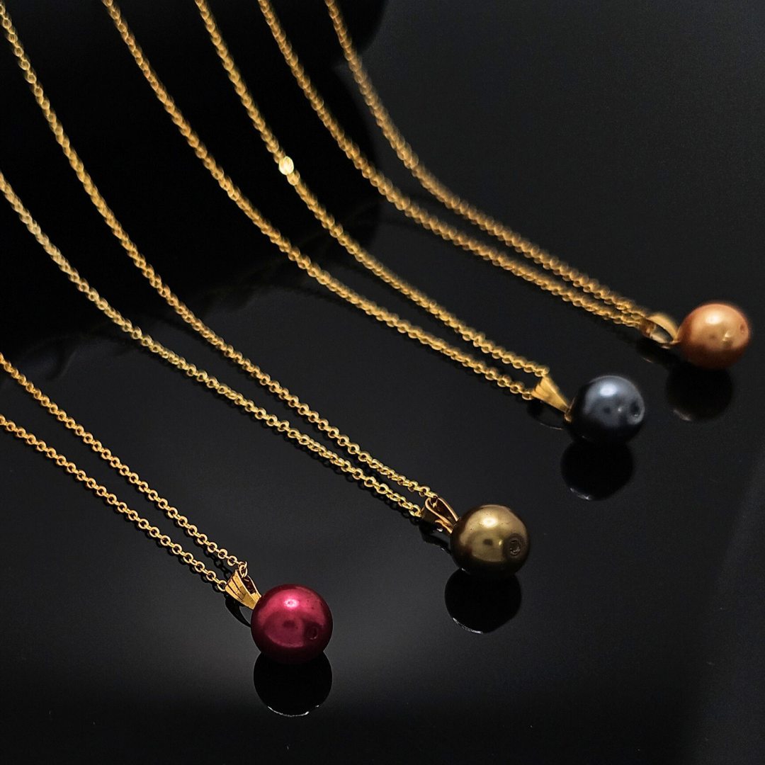 18K Gold Filled Hawaiian Pearl Necklace