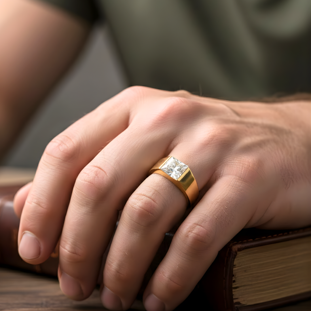 18K Gold Filled Diamond Ring