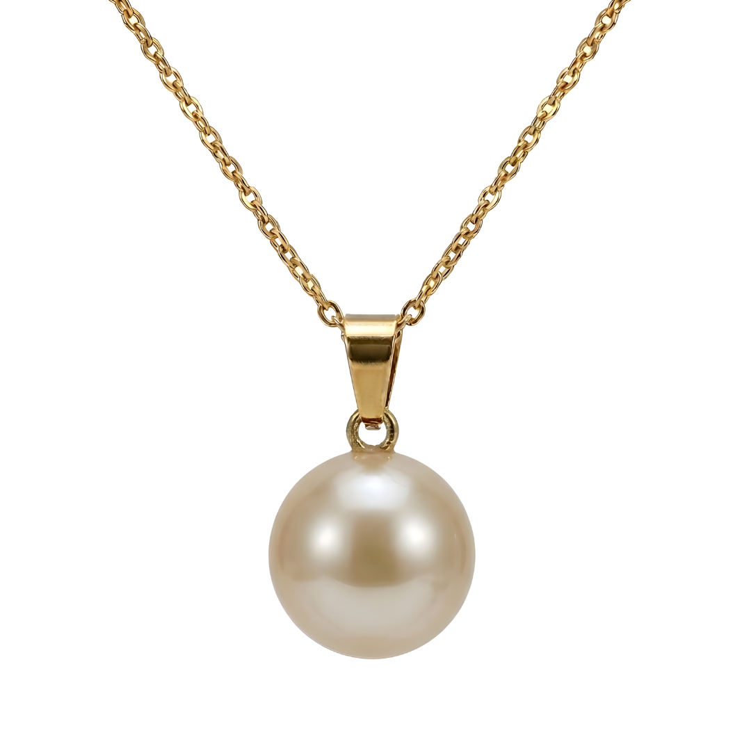 18K Gold Filled Hawaiian Pearl Necklace x 60cm