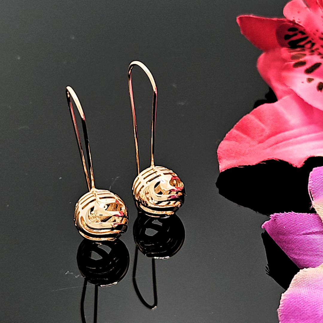 18K Gold Filled Ball Earrings