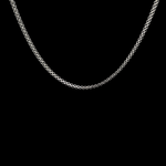 Load image into Gallery viewer, Silver Rhodium Plated Interlinked Chain.
