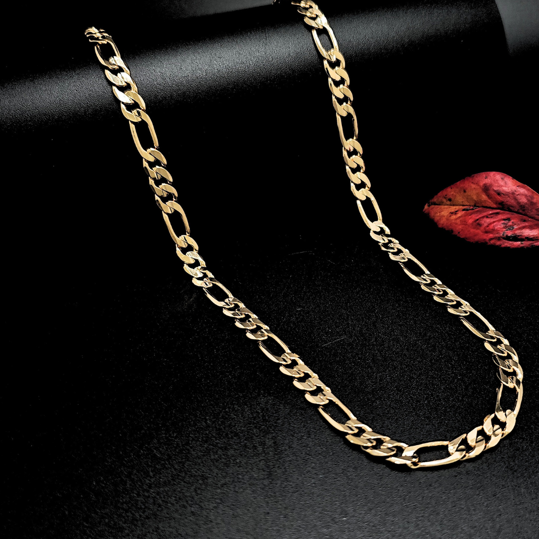 18K Rose Gold Filled Figaro Chain