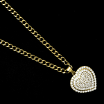 Load image into Gallery viewer, 14K Gold Filled Tarnish Proof Heart Pendant with CZ
