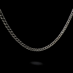 Load image into Gallery viewer, Silver Rhodium plated Tarnish Proof Cuban Link Chain
