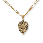 Load image into Gallery viewer, 18K Gold Filled Lion Head Necklace
