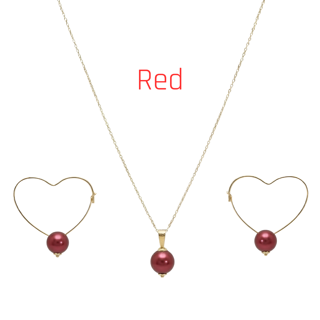 18K Gold Filled Hawaiian Pearl Sets