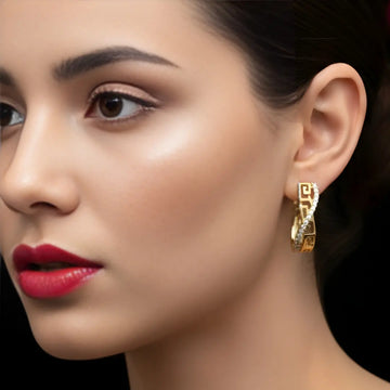 18K Gold Filled Huggie Earrings