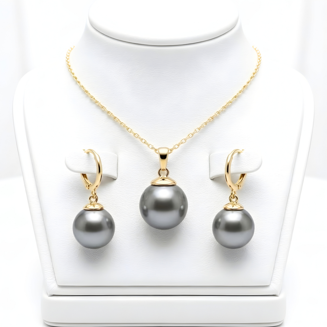 18K Gold Filled Hawaiian Pearl Sets
