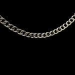 Load image into Gallery viewer, Silver Rhodium plated Tarnish Proof Cuban Link Chain
