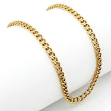 40CM x 5MM 18K Gold Filled Cuban Link Chain – Tarnish-Proof  Unisex Necklace