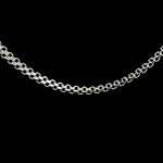 Load image into Gallery viewer, Silver Rhodium Plated Interlinked Chain.
