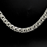 Load image into Gallery viewer, Silver Rhodium Plated Interlinked Chain
