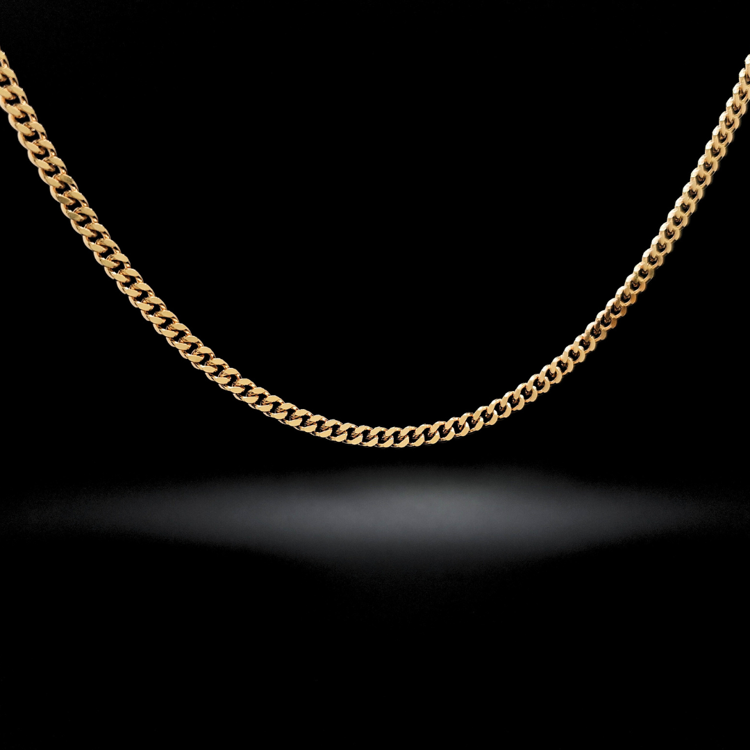 18K Rose Gold Cuban Link Chain