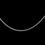 Load image into Gallery viewer, Silver Rhodium Plated Rope Chain
