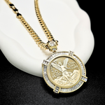 Load image into Gallery viewer, 14K Gold Filled 50 Peso Pendant Necklace
